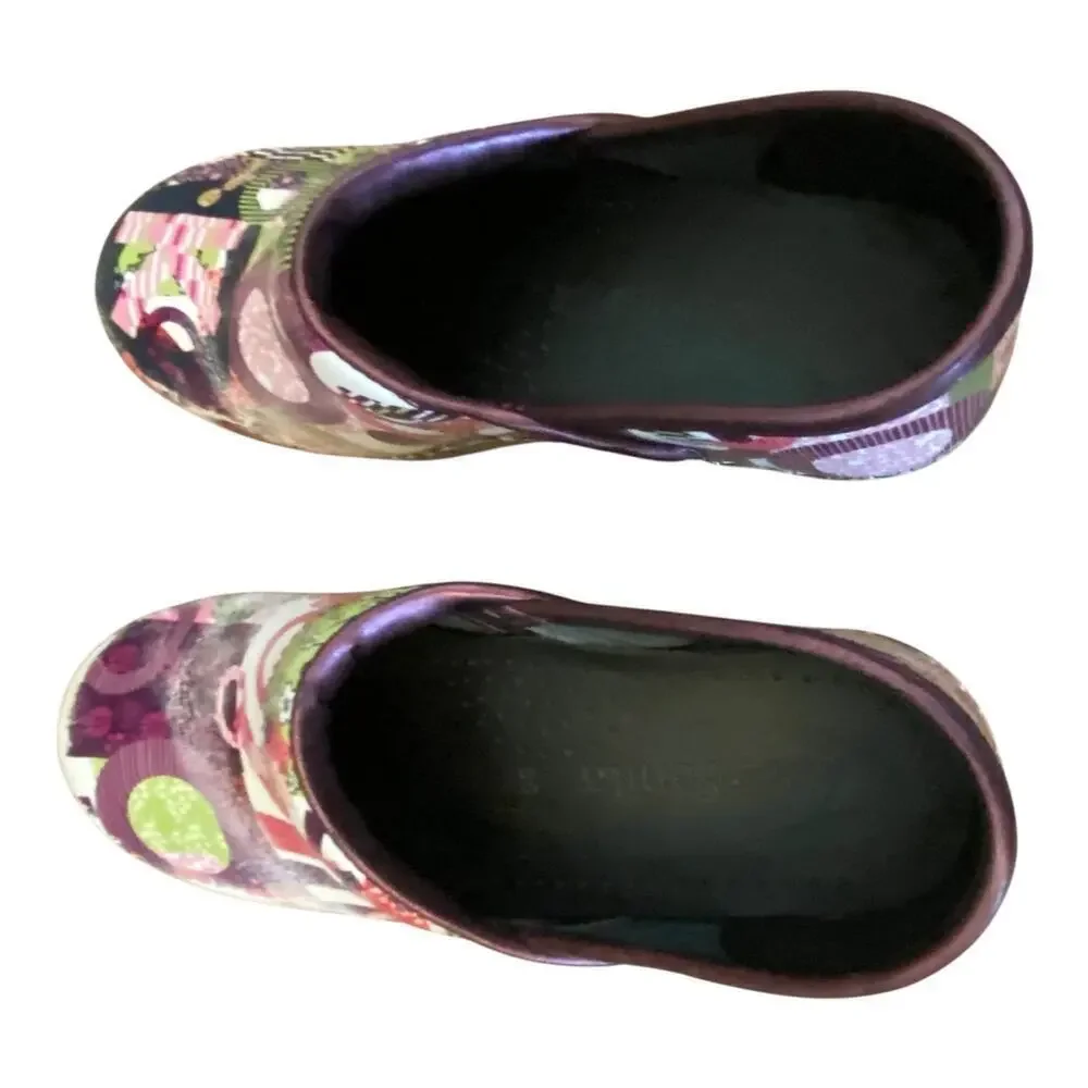 Koi by Sanita Professional Nurse Clogs Women’s EU 35 Colorful Patent Leather
